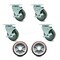 Service Caster Regency 600UBCKIT6 U-Boat Locking Caster and Wheel Replace Set - REG-20S414-PPUB-TLB-TP2-4-PPUD820-2 - alternate 1
